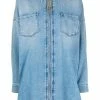 Moschino zipped denim shirt