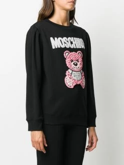 Moschino Teddy Bear embroidery sweatshirt