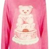 Moschino cake teddy bear wool jumper