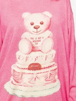 Moschino cake teddy bear wool jumper