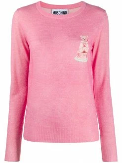Moschino Cake Bear print jumper