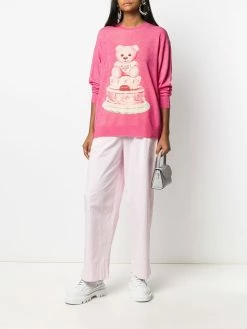 Moschino Cake Teddy print jumper