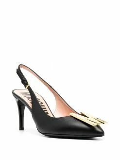 Hot Sale โญ Moschino M plaque slingback pumps ๐ 7 Moschino M plaque slingback pumps