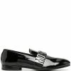 Deals ๐ Moschino Logo lettering leather loafers โ 2 Moschino logo-lettering leather loafers