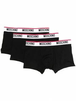 Moschino logo waistband boxers set
