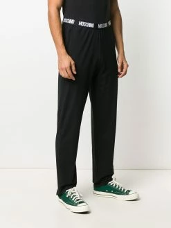 Promo ๐ Moschino Logo waistband lounge trousers โค๏ธ 9 Moschino logo waistband lounge trousers