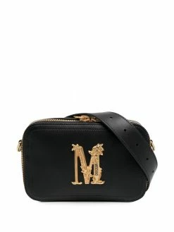 Moschino M plaque belt bag