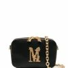 Moschino M plaque belt bag