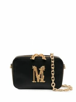 Moschino M plaque belt bag