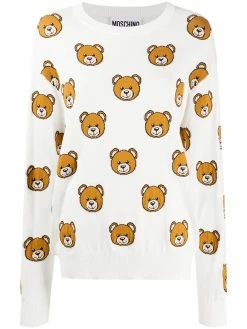 Moschino all-over Teddy Bear jumper