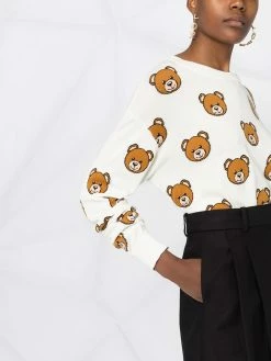 Moschino all-over Teddy Bear jumper