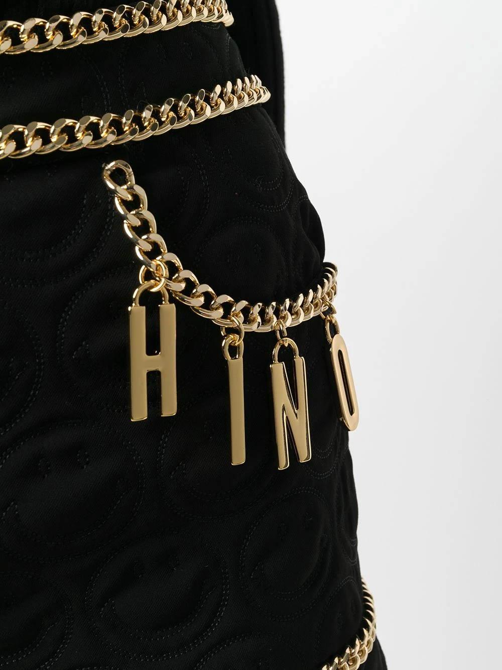 Buy ๐ Moschino Chain trimmed quilted shorts ๐ 7 Moschino chain-trimmed quilted shorts