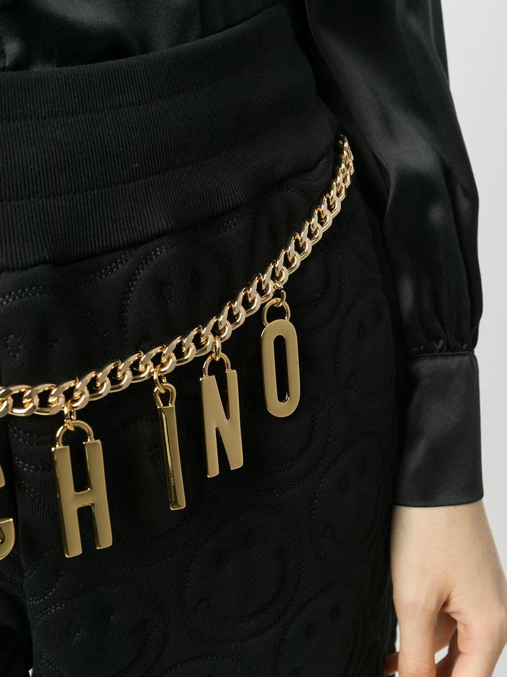 Discount ๐ Moschino Logo chain track trousers โค๏ธ 7 Moschino logo chain track trousers