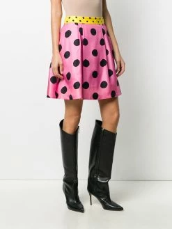 Moschino polka dot skater skirt