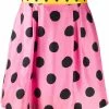 Moschino polka dot skater skirt