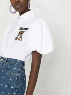 Moschino embroidered Teddy Bear shirt
