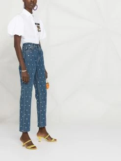 Moschino embroidered Teddy Bear shirt