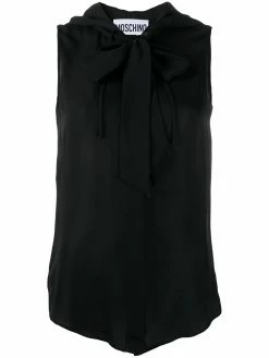 Moschino hooded sleeveless top