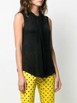 Moschino hooded sleeveless top