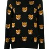 Moschino teddy bear print knitted jumper