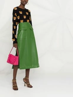 Moschino teddy bear print knitted jumper