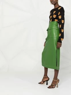 Moschino teddy bear print knitted jumper