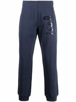 Moschino Milano print track pants