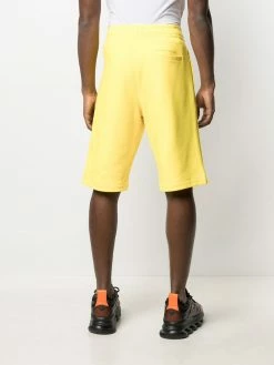 Moschino embroidered logo patch shorts