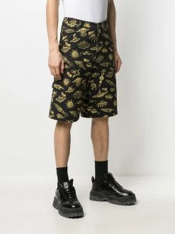 Best Sale ๐ Moschino Space print logo shorts ๐ 9 Moschino space-print logo shorts