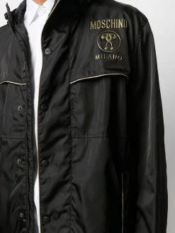 Moschino Double Question Mark logo hodded jacket
