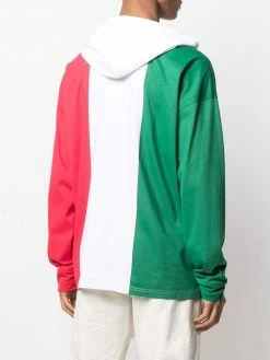 Moschino slogan-print hooded T-shirt