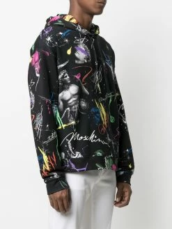 Moschino galaxy print hoodie