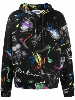 Moschino galaxy print hoodie
