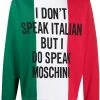 Best Sale ๐ Moschino Slogan print cotton sweatshirt ๐ 2 Moschino slogan print cotton sweatshirt