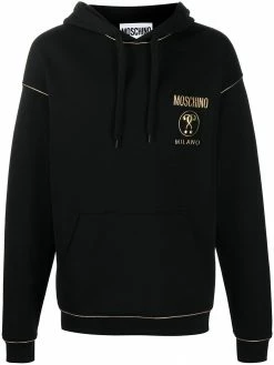 Moschino Double Question Mark print hoodie