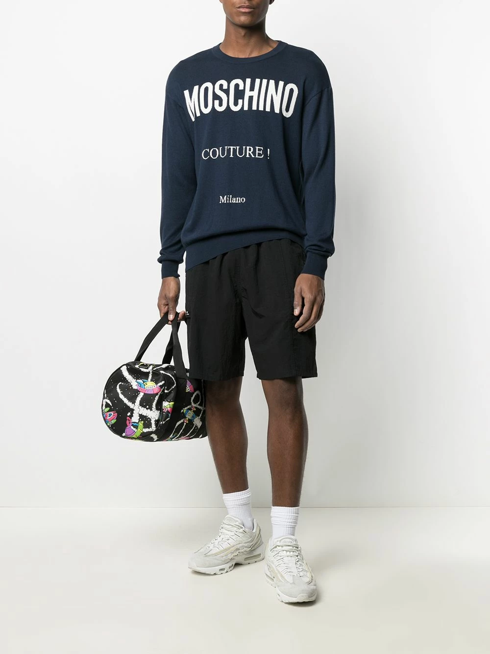 Cheapest ๐ฅ Moschino Logo print jumper ๐ฅฐ 4 Moschino logo-print jumper