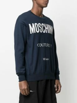 Cheapest ๐ฅ Moschino Logo print jumper ๐ฅฐ 9 Moschino logo-print jumper