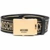 Moschino grosgrain logo belt