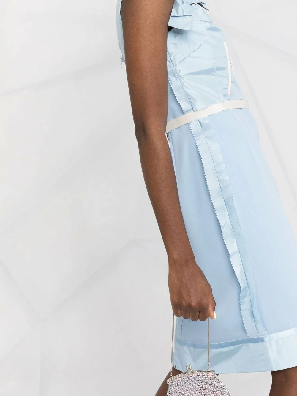 New ๐ Moschino Scallop trim bow ๐ dress ๐ 5 Moschino scallop-trim bow dress