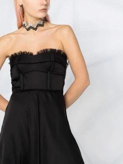 Wholesale ๐ Moschino Strapless ruffle detail ๐ dress ๐งจ 12 Moschino strapless ruffle-detail dress