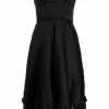 Moschino strapless ruffle-detail dress