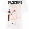 Moschino photo print logo T-shirt