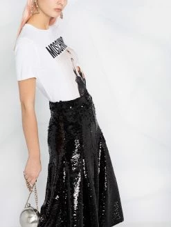 Moschino photograph print logo T-shirt