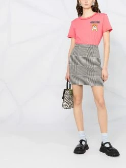 Moschino logo embroidered T-shirt