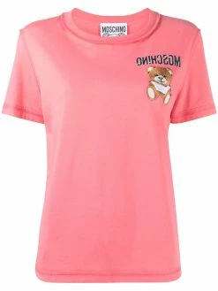 Moschino logo embroidered T-shirt