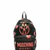 Moschino floral-print logo-print backpack
