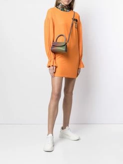 Moschino Teddy bishop-sleeve dress