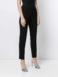 Moschino high-waisted slim-fit trousers