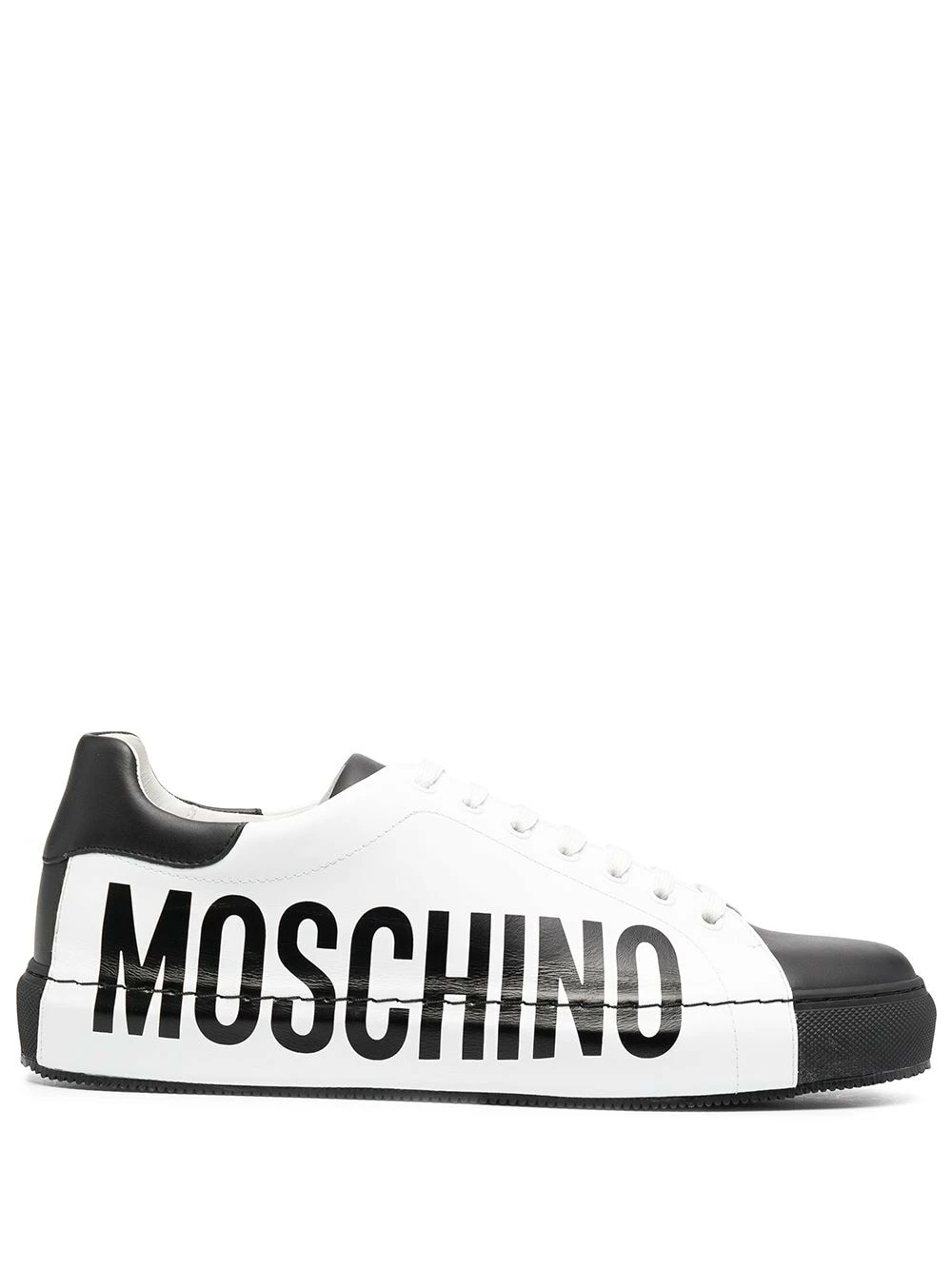 Outlet ๐ Moschino Logo print two tone ๐ sneakers ๐ 3 Moschino logo-print two-tone sneakers