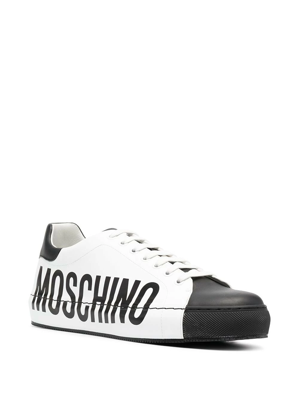 Outlet ๐ Moschino Logo print two tone ๐ sneakers ๐ 4 Moschino logo-print two-tone sneakers